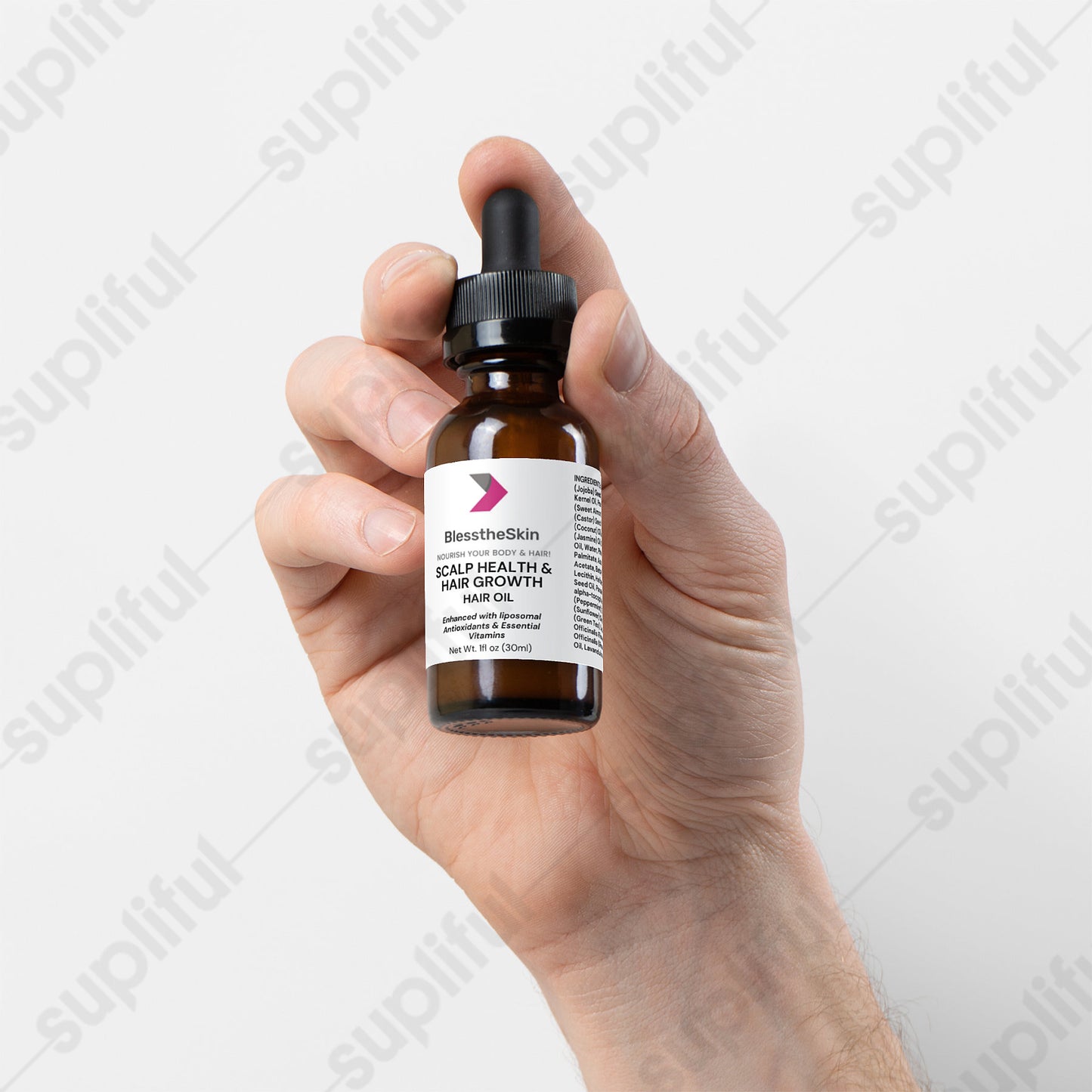 Hair Growth Oil with Vitamin C(Retinol)