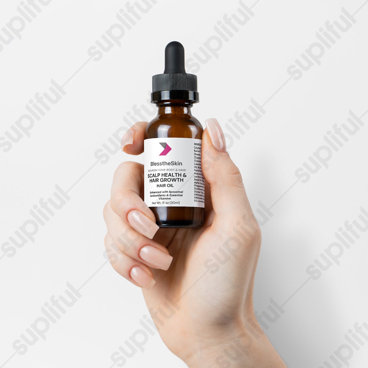 Hair Growth Oil with Vitamin C(Retinol)
