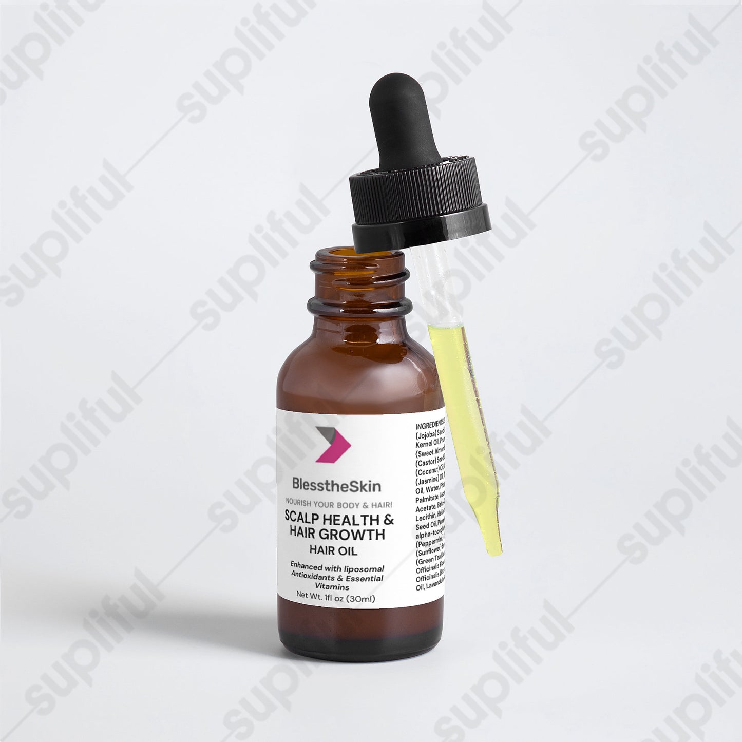 Hair Growth Oil with Vitamin C(Retinol)
