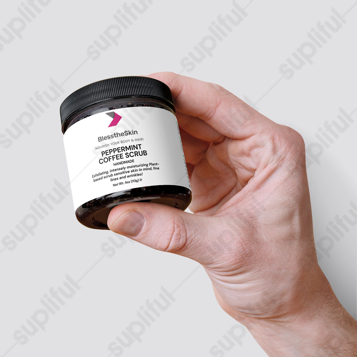 Peppermint Coffee Scrub
